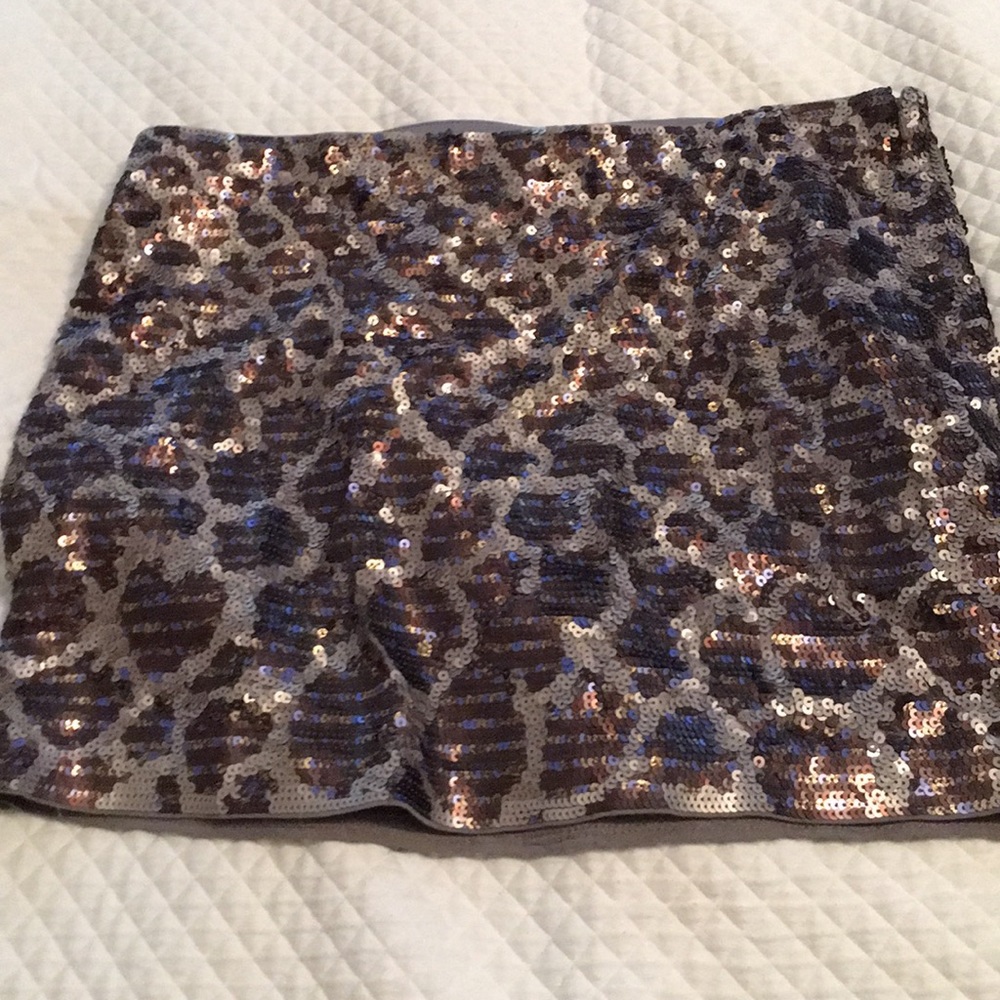 Women’s sequined mini skirt